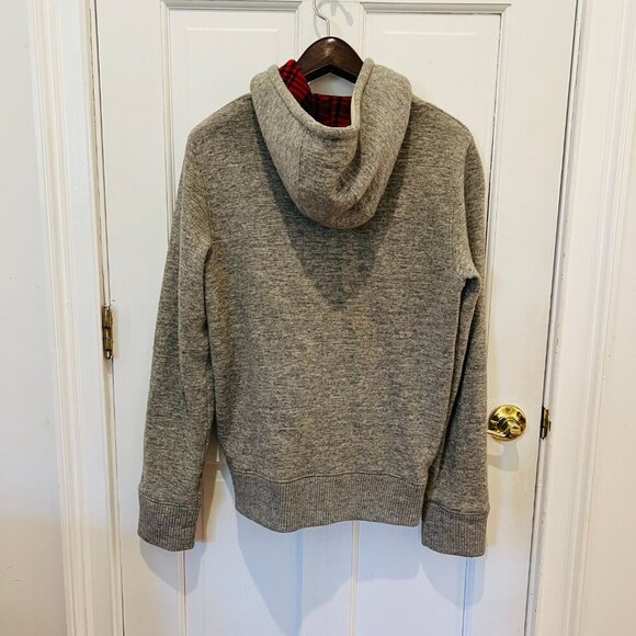 Woolrich Jacket Men's M Flannel Wool Cotton Blend Winter Coat Hoodie - Picture 7 of 16